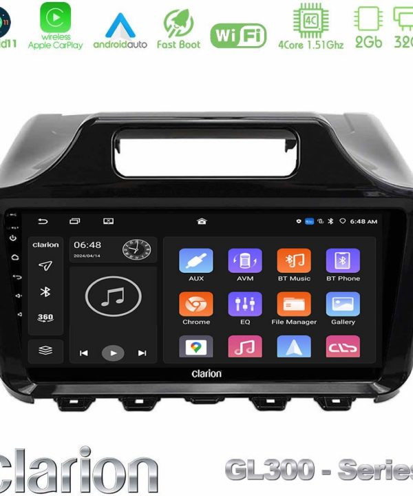 Kimpiris - Clarion GL300 Series Toyota iQ 2008 – 2015 4Core Android11 2+32GB Navigation Multimedia Tablet 9" Με Carplay & Android Auto