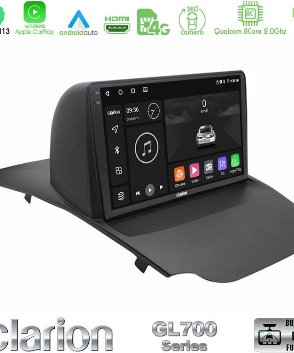 Kimpiris - Clarion GL700 Series 8Core Android13 4+64GB Ford Ecosport 2014-2017 Navigation Multimedia Tablet 10" Με Carplay & Android Auto