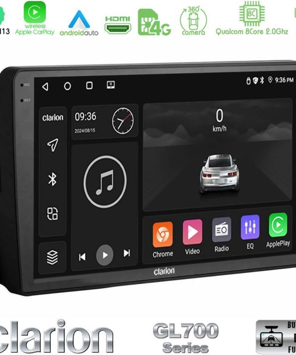 Kimpiris - Clarion GL700 Series 8Core Android13 4+64GB Ford 2007-> Navigation Multimedia Tablet 9" Με Carplay & Android Auto