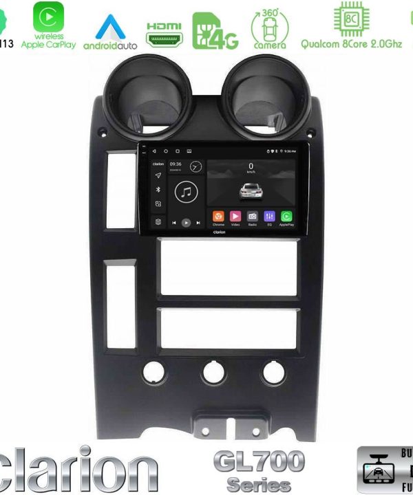 Kimpiris - Clarion GL700 Series Hummer H2 2002-2007 8Core Android13 4+64GB Navigation Multimedia Tablet 9" Με Carplay & Android Auto