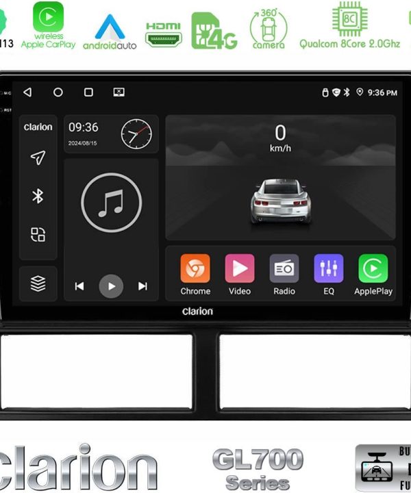 Kimpiris - Clarion GL700 Series 8Core Android13 4+64GB Jeep Grand Cherokee 1999-2004 Navigation Multimedia Tablet 9" Με Carplay & Android Auto