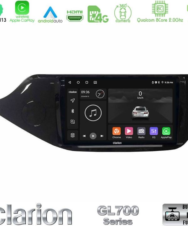 Kimpiris - Clarion GL700 Series 8Core Android13 4+64GB Kia Ceed 2013-2017 Navigation Multimedia Tablet 9" Με Carplay & Android Auto