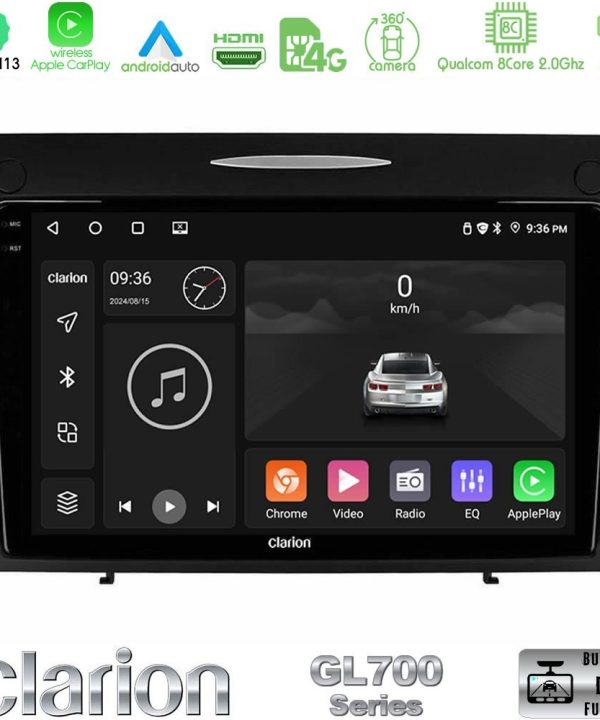 Kimpiris - Clarion GL700 Series 8Core Android13 4+64GB Mercedes SLK Class Navigation Multimedia Tablet 9" Με Carplay & Android Auto