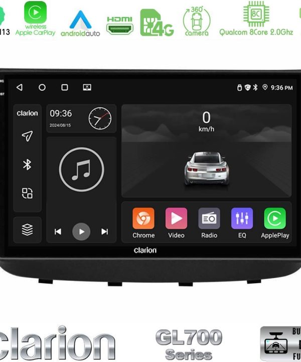 Kimpiris - Clarion GL700 Series Mercedes Vito/Viano 2003-2006 8Core Android13 4+64GB Navigation Multimedia Tablet 10" Με Carplay & Android Auto