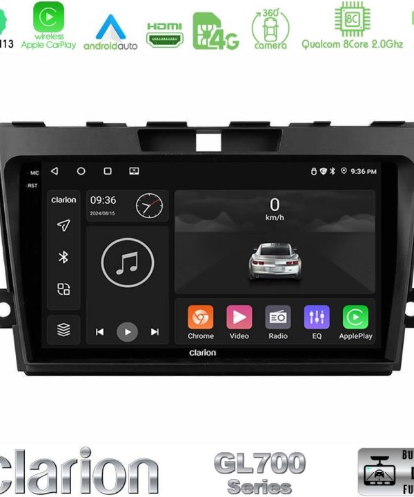 Kimpiris - Clarion GL700 Series 8Core Android13 4+64GB Mazda CX-7 2007-2011 Navigation Multimedia Tablet 9" Με Carplay & Android Auto