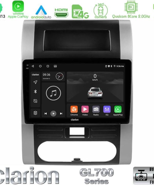 Kimpiris - Clarion GL700 Series 8Core Android13 4+64GB Nissan X-Trail T31 Navigation Multimedia Tablet 10" Με Carplay & Android Auto