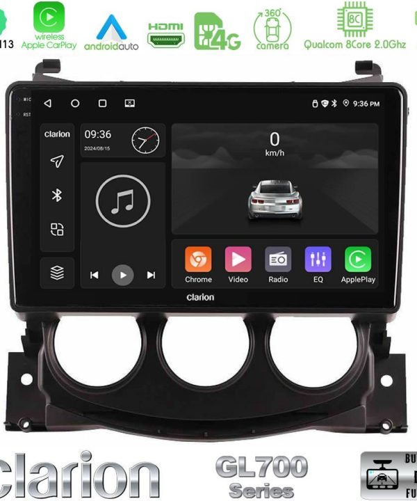 Kimpiris - Clarion GL700 Series Nissan 370Z 2009-2013 8Core Android13 4+64GB Navigation Multimedia Tablet 9" Με Carplay & Android Auto