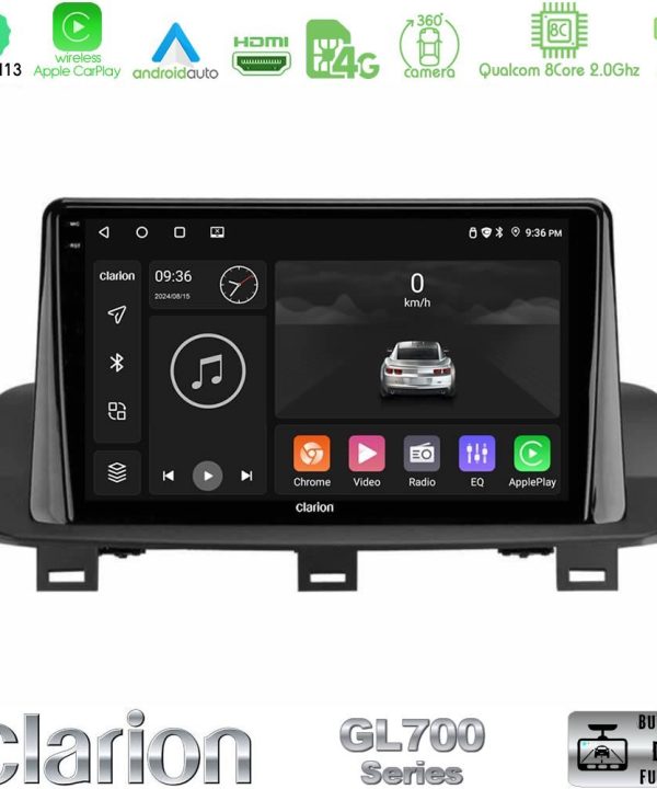 Kimpiris - Clarion GL700 Series 8Core Android13 4+64GB Nissan Qashqai J12 & X-Trail T33 Navigation Multimedia Tablet 10" Με Carplay & Android Auto