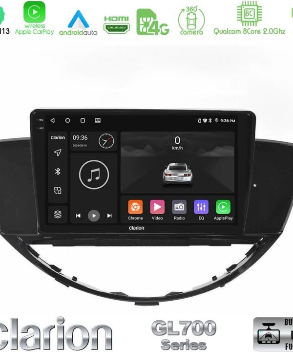 Kimpiris - Clarion GL700 Series 8Core Android13 4+64GB Subaru Tribeca 2007-2014 Navigation Multimedia Tablet 9" Με Carplay & Android Auto