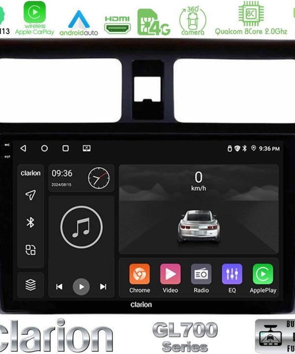 Kimpiris - Clarion GL700 Series 8Core Android13 4+64GB Suzuki Swift 2005-2010 Navigation Multimedia Tablet 10" Με Carplay & Android Auto
