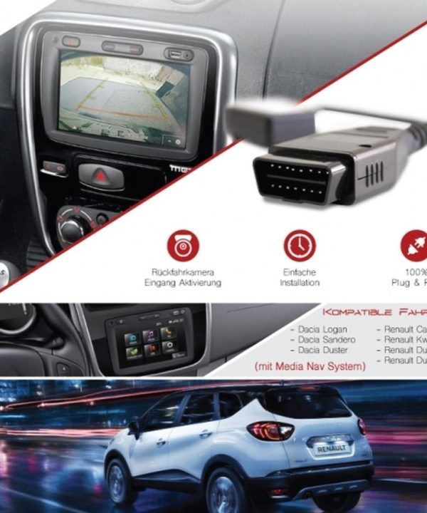 Kimpiris - Ενεργοποίηση Κάμερα Οπισθοπορείας για Renault Captur & Dacia Duster