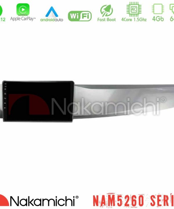 Kimpiris - Nakamichi NAM5260 Series Alfa Romeo Giulietta 2010-2014 4Core Android12 4+64GB Navigation Multimedia Tablet 10" Με Carplay & Android Auto