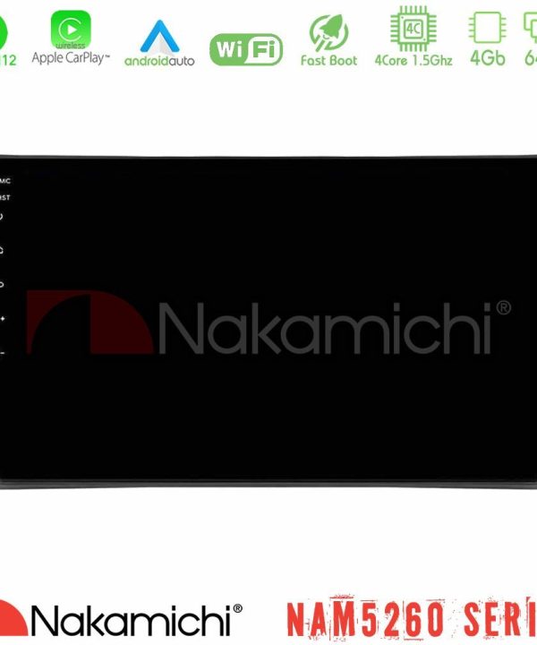 Kimpiris - Nakamichi NAM5260 Series 4Core Android12 4+64GB Audi A3 8P Navigation Multimedia Tablet 9" Με Carplay & Android Auto