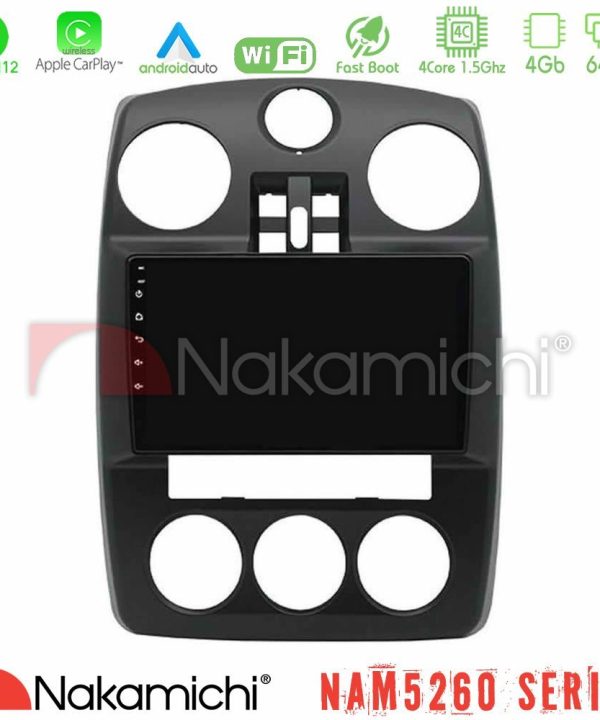 Kimpiris - Nakamichi NAM5260 Series Chrysler PT-Cruiser 2000-2005 4Core Android12 4+64GB Navigation Multimedia Tablet 9" Με Carplay & Android Auto