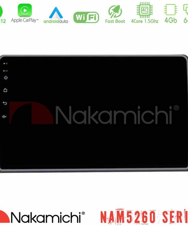 Kimpiris - Nakamichi NAM5260 Series Dacia Duster 2022-2024 4Core Android12 4+64GB Navigation Multimedia Tablet 9" Με Carplay & Android Auto