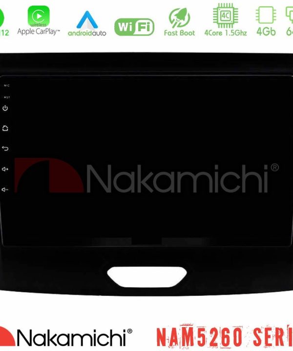Kimpiris - Nakamichi NAM5260 Series 4Core Android12 4+64GB Ford Ranger 2017-2022 Navigation Multimedia Tablet 9" Με Carplay & Android Auto