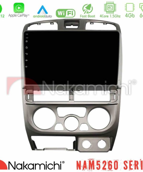 Kimpiris - Nakamichi NAM5260 Series 4Core Android12 4+64GB Isuzu D-Max 2004-2006 Navigation Multimedia Tablet 9" Με Carplay & Android Auto