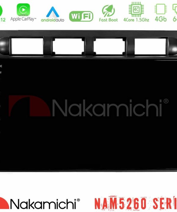 Kimpiris - Nakamichi NAM5260 Series Kia Picanto 2004-2007 4Core Android12 4+64GB Navigation Multimedia Tablet 9" Με Carplay & Android Auto Με Carplay & Android Auto