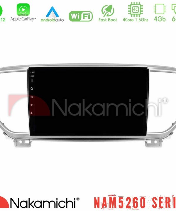 Kimpiris - Nakamichi NAM5260 Series 4Core Android12 4+64GB Kia Sportage 2018-2021 Navigation Multimedia Tablet 9" Με Carplay & Android Auto