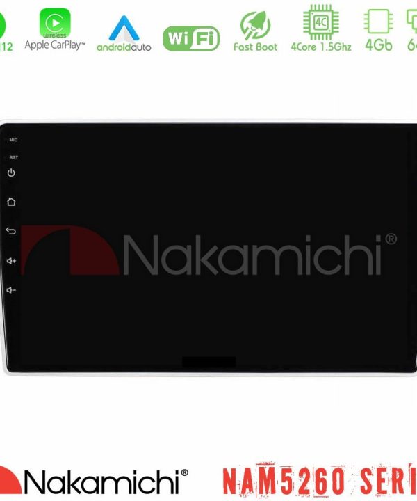 Kimpiris - Nakamichi NAM5260 Series Kia Sportage 2005-2008 4Core Android12 4+64GB Navigation Multimedia Tablet 9" Με Carplay & Android Auto Με Carplay & Android Auto
