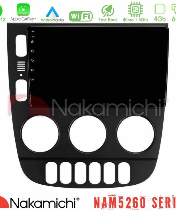 Kimpiris - Nakamichi NAM5260 Series 4Core Android12 4+64GB Mercedes ML Class 1998-2005 Navigation Multimedia Tablet 9" Με Carplay & Android Auto