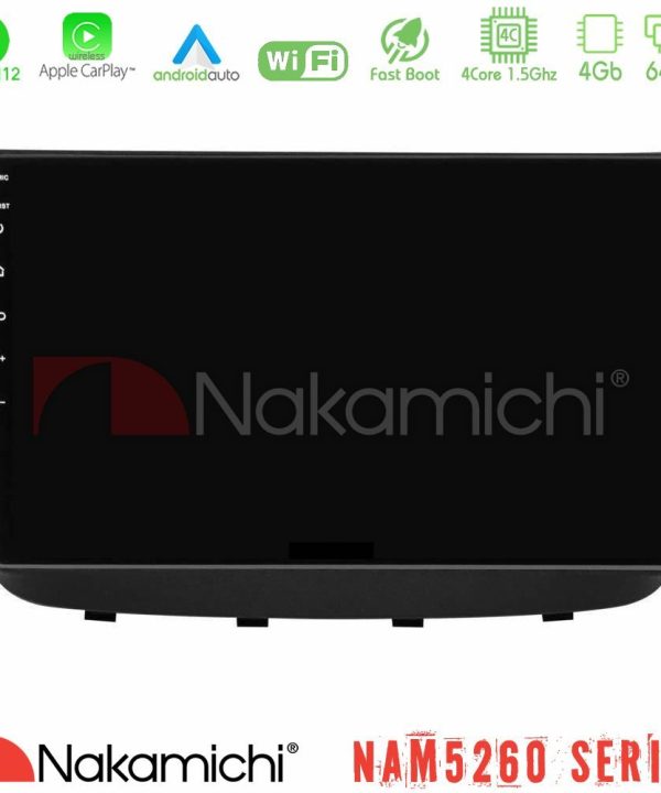 Kimpiris - Nakamichi NAM5260 Series Mercedes Vito/Viano 2003-2006 4Core Android12 4+64GB Navigation Multimedia Tablet 10" Με Carplay & Android Auto