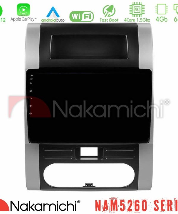 Kimpiris - Nakamichi NAM5260 Series 4Core Android12 4+64GB Nissan X-Trail T31 Navigation Multimedia Tablet 10" Με Carplay & Android Auto