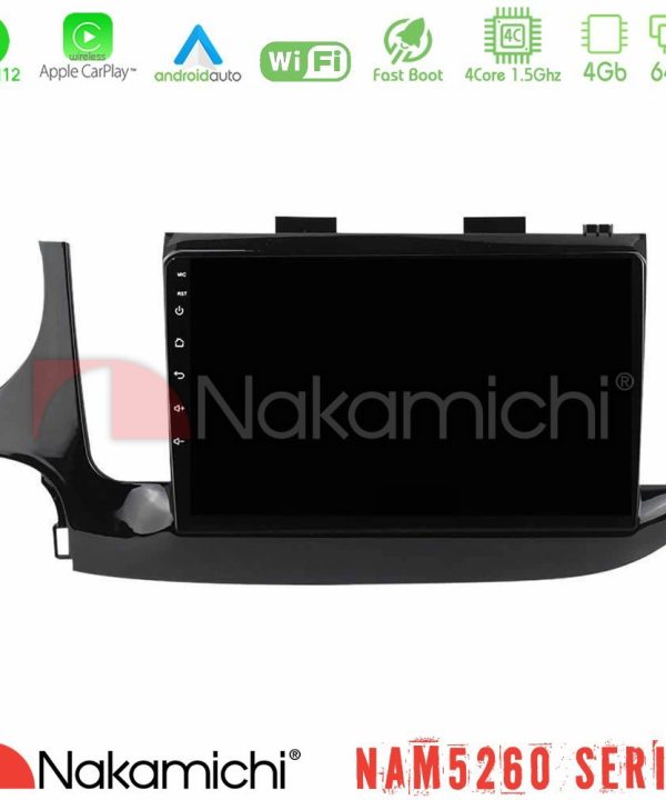 Kimpiris - Nakamichi NAM5260 Series 4Core Android12 4+64GB Opel Mokka 2016-2020 Navigation Multimedia Tablet 9" Με Carplay & Android Auto