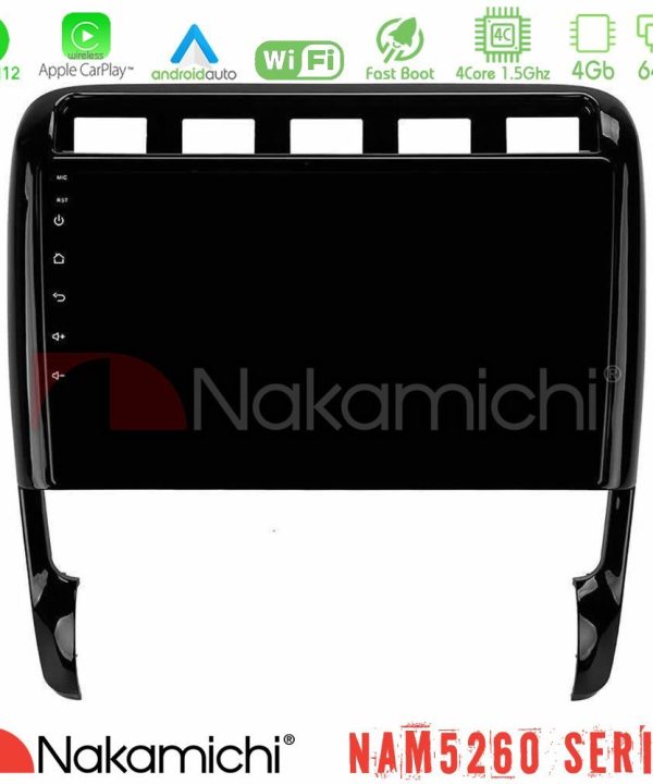 Kimpiris - Nakamichi NAM5260 Series 4Core Android12 4+64GB Porsche Cayenne 2003-2010 Navigation Multimedia Tablet 9" Με Carplay & Android Auto