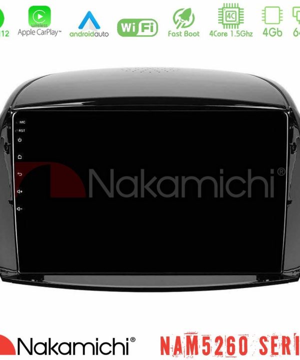 Kimpiris - Nakamichi NAM5260 Series 4Core Android12 4+64GB Renault Koleos 2007-2015 Navigation Multimedia Tablet 9" Με Carplay & Android Auto