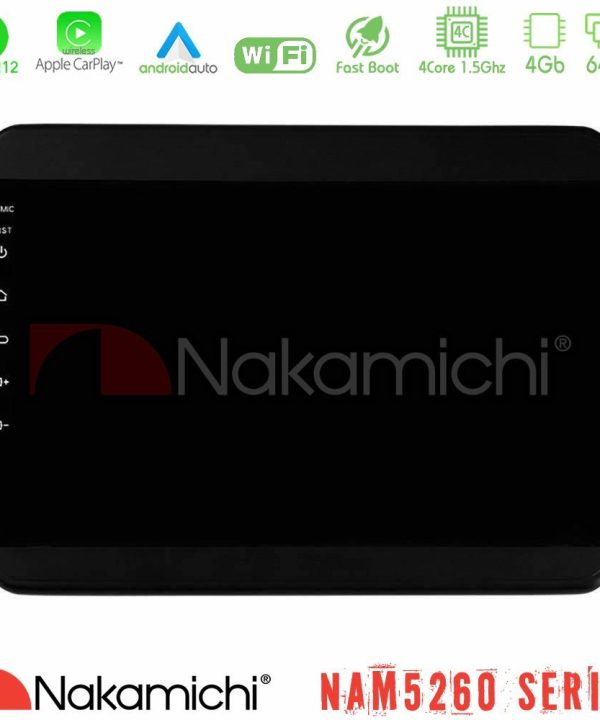 Kimpiris - Nakamichi NAM5260 Series 4Core Android12 4+64GB Suzuki Ignis Navigation Multimedia Tablet 9" Με Carplay & Android Auto