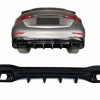 Kimpiris - Diffuser Πίσω Προφυλακτήρα Για Mercedes-Benz C-Class W206 S206 Sport Line 2021+ C63 Look Με 2 Διπλές Εξατμίσεις Δεξιά & Αριστερά Μαύρες Από Abs Πλαστικό 1 Τεμάχιο