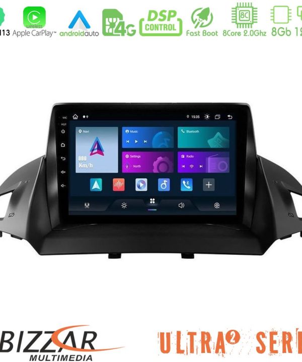 Kimpiris - Bizzar Ultra Series Ford C-Max/Kuga 8core Android13 8+128GB Navigation Multimedia Tablet 9"