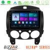 Kimpiris - Bizzar Ultra Series Mazda 2 2008-2014 8core Android13 8+128GB Navigation Multimedia Tablet 9"