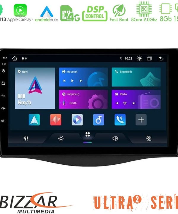 Kimpiris - Bizzar Ultra Series Toyota RAV4 8core Android13 8+128GB Navigation Multimedia 9"