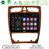 Kimpiris - Clarion GL700 Lite Series 8Core Android11 6+128GB Mercedes C Class (W203) Navigation Multimedia Tablet 9" (Wooden Style) Με Carplay & Android Auto