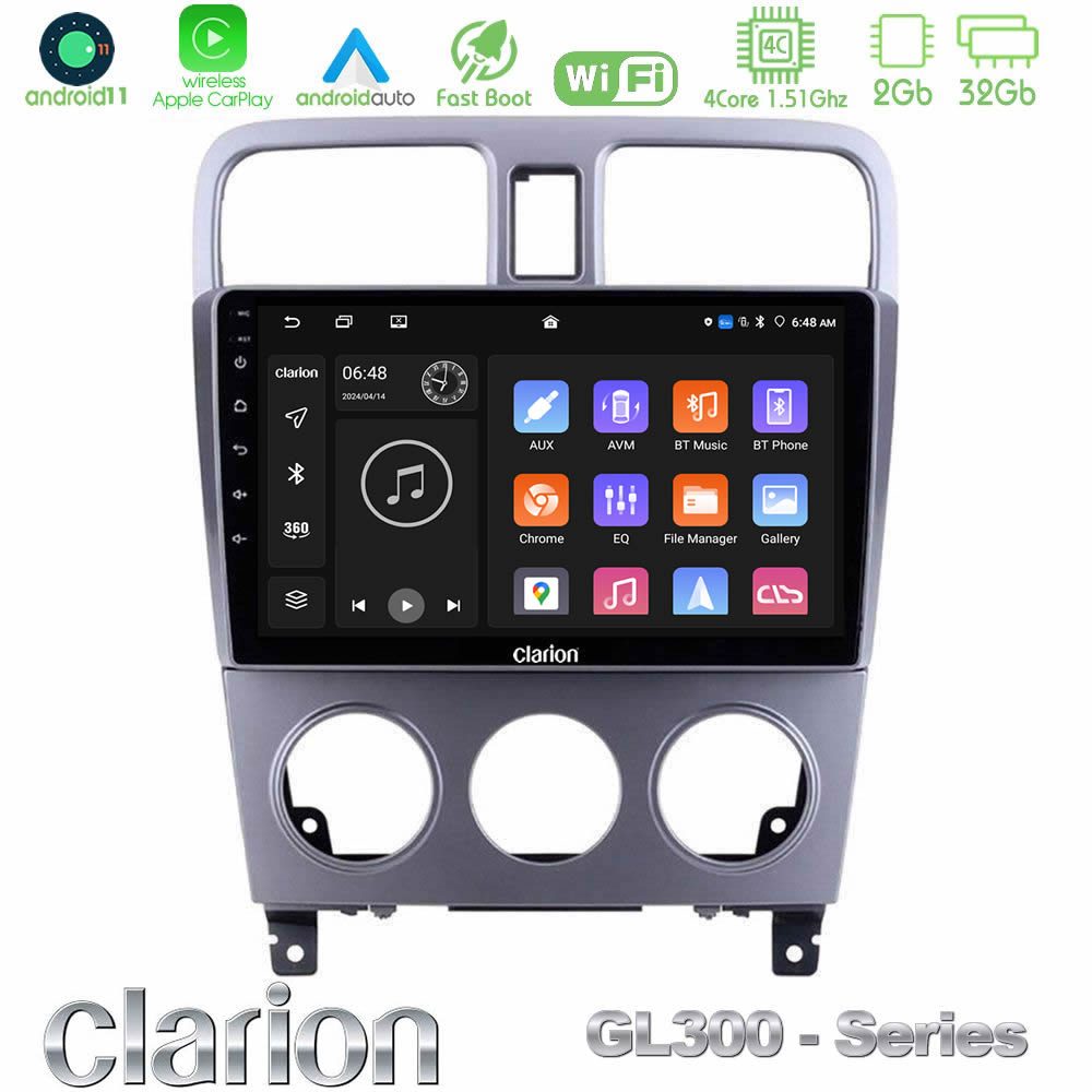 Clarion GL300 Series 4Core Android ClarionOS 2+32GB Subaru Forester ...