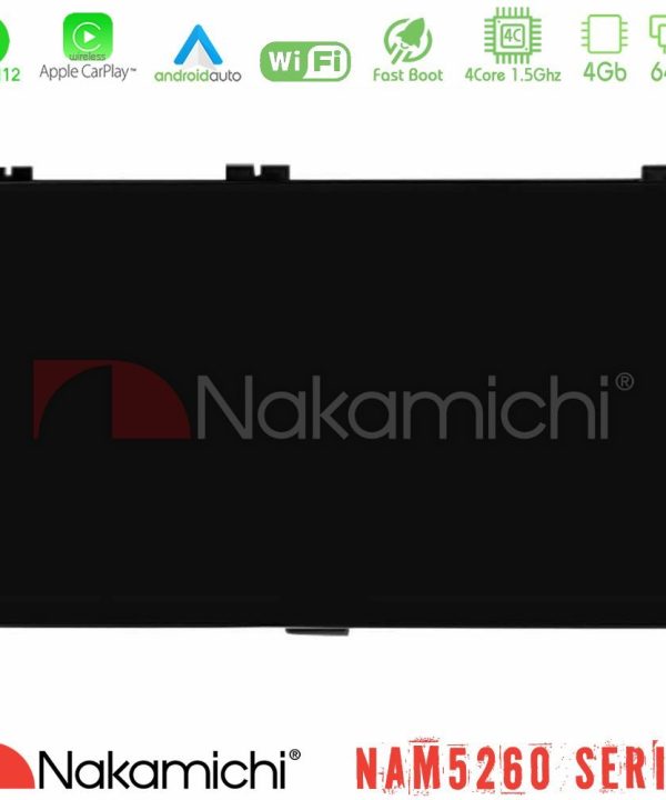 Kimpiris - Nakamichi NAM5260 Series 4Core Android12 4+64GB Toyota Corolla/Auris 2017-2019  Navigation Multimedia Tablet 9" Με Carplay & Android Auto