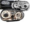 Kimpiris - Μπροστινά Φανάρια Set Για Vw Golf IV (4) 97-03 Angel Eyes Χρωμίου H7/H7/H3 Depo