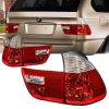 Kimpiris - Πισινά Φανάρια Set Για Bmw X5 E53 99-03 Κόκκινο/Crystal Eagle Eyes