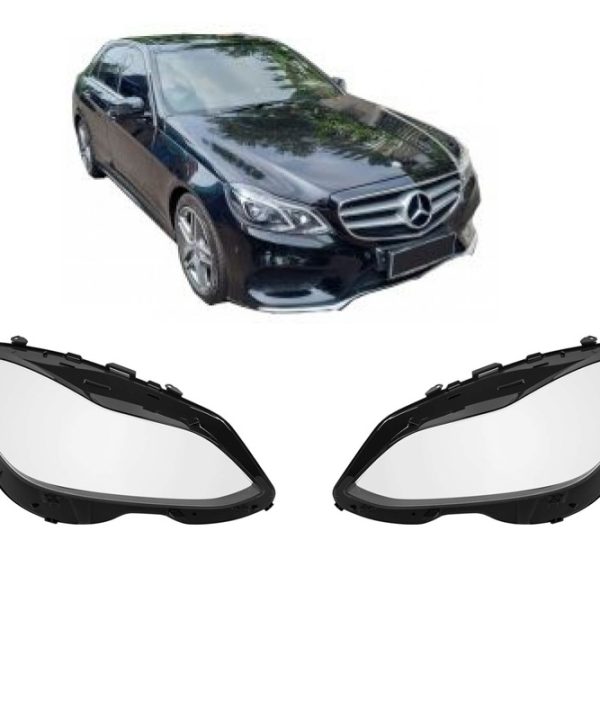 Kimpiris - Κρύσταλλα Φαναριών Για Mercedes-Benz E-Class W212 Facelift Sedan / Station Wagon 14-16 Ζευγάρι 2 Τεμάχια