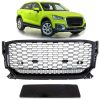Kimpiris - Μάσκα Για Audi Q2 (GA) PreFacelift 2016-2020 RSQ2 Look Κυψελωτή Μαύρο Γυαλιστερό 1 Τεμάχιο