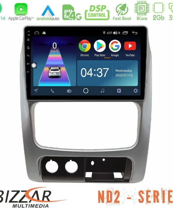 Kimpiris - Bizzar ND2 Series 8Core Android14 2+32GB Jeep Cherokee (KJ) 2002-2007 Navigation Multimedia Tablet 9" Με Carplay & Android Auto