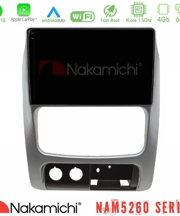 Kimpiris - Nakamichi NAM5260 Series 4Core Android12 4+64GB Jeep Cherokee (KJ) 2002-2007 Navigation Multimedia Tablet 9" Με Carplay & Android Auto