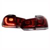 Kimpiris - Πισινά Φανάρια Set Για Vw Golf VI (6) 08-11 Led GTI / R-Look Dark Cherry Κόκκινο/Crystal Carner