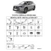 Kimpiris - Βάσεις Πλαινών Σκαλοπατιών (Dma) Για Toyota Corolla Cross 2020- Suv Xg10