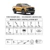 Kimpiris - Βάσεις Πλαινών Σκαλοπατιών (Dma) Για Ford Ranger 2022- Pk P703 / Volkswagen Amarok 2022- Pk Ii