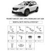 Kimpiris - Βάσεις Πλαινών Σκαλοπατιών (Dma) Για Opel Crossland X 2017-2021 Suv I / Peugeot 2008 2017-2020 Suv A94