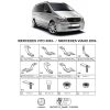 Kimpiris - Βάσεις Πλαινών Σκαλοπατιών (Dma) Για Mercedes-Benz V-Class 2014-2019 Van W447