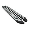 Kimpiris - Πλαινά Σκαλοπάτια FABA (Silver-Black-243cm) 2 Τεμάχια Αλουμινίου Χωρίς Βάσεις
